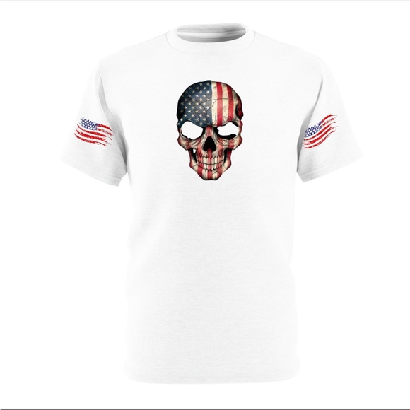 Graphic T-shirt | skull | unisex | patriot | clothing - Picture 7 of 7